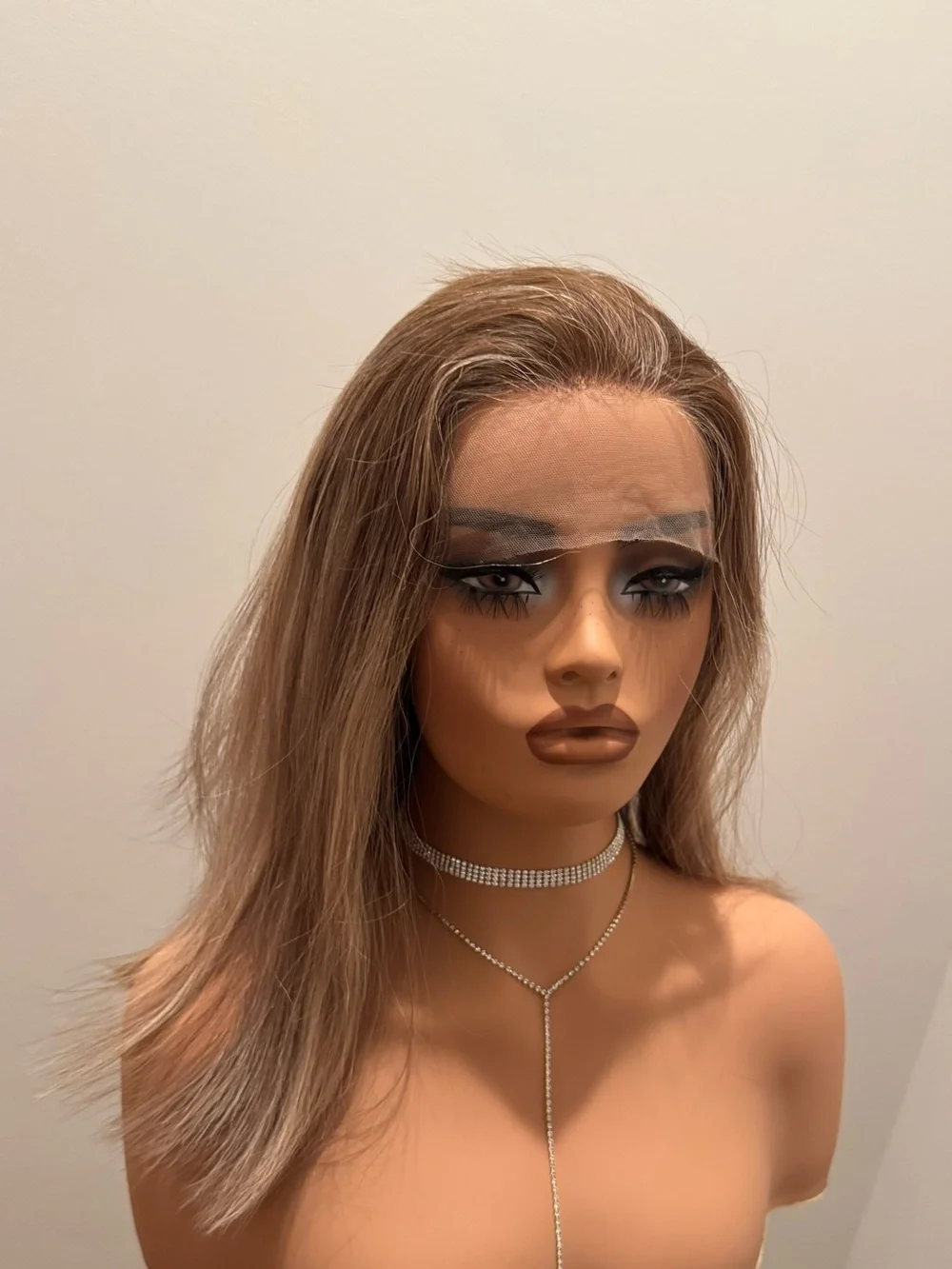Luxury 16” Human Hair Jewish Wig / Sheitel | 13x4 Lace Front